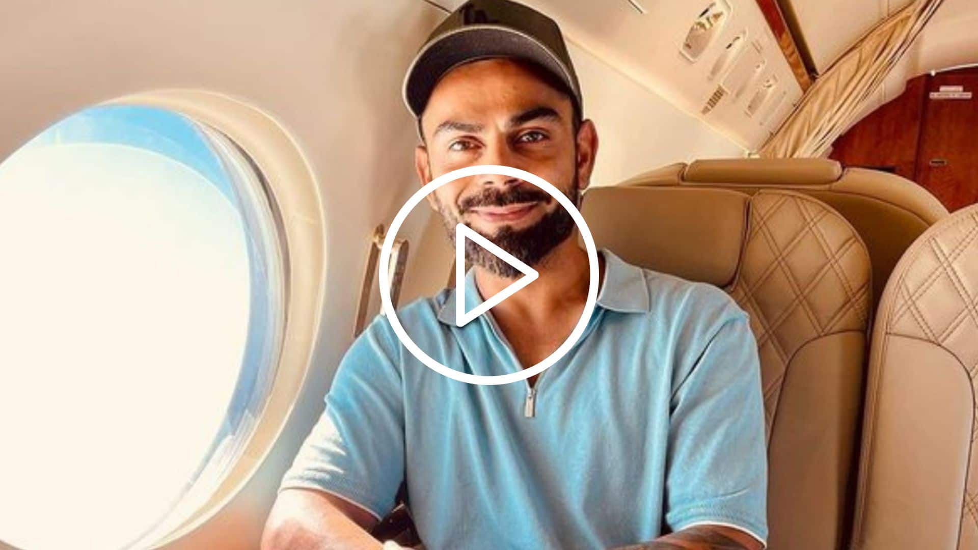 [Watch] Virat Kohli Takes Flight Back To India Via Special Charter Service After West Indies ODIs